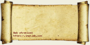 Kristina Jerinić vizit kartica